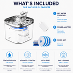 Fuente de Agua Automática de Acero Inoxidable